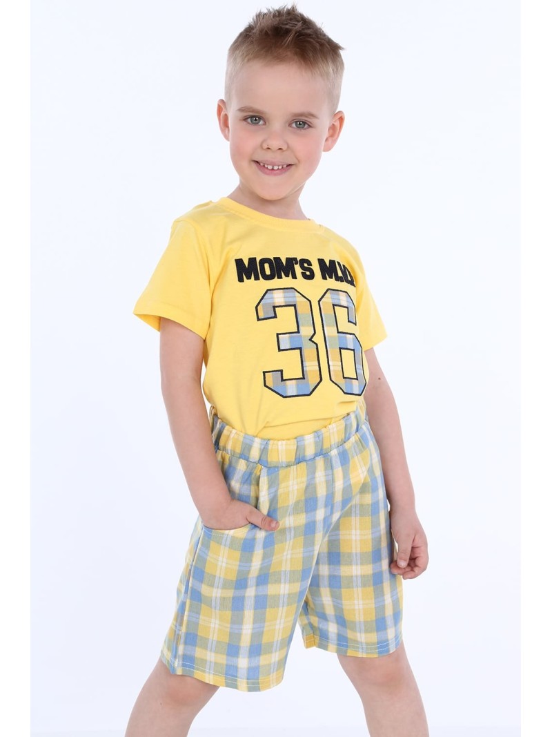 Boys\' yellow set NDZ4485 - Online store - Boutique